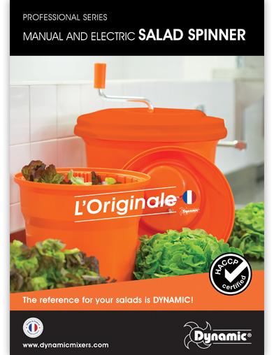 Salad spinner flyer Salad spinner flyer