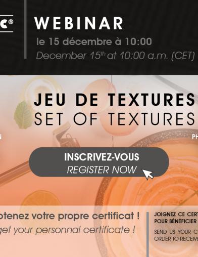 Webinar Jeu de textures Webinar Jeu de textures