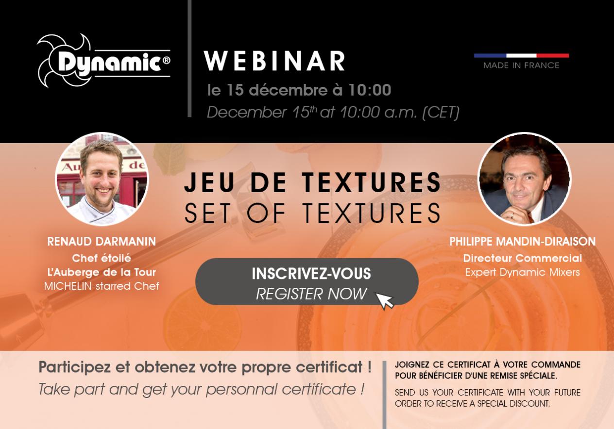 Webinar Jeu de textures Webinar Jeu de textures