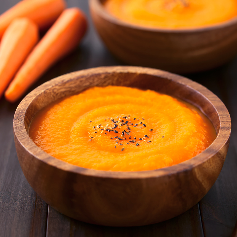 Purée carottes lentilles